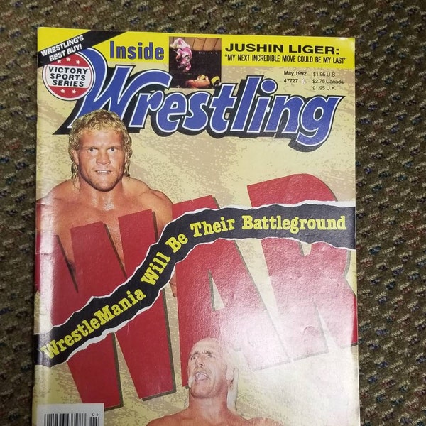 Victory Sports Series Inside Pro Wrestling Magazine May 1992 Hulk Hogan Wrestlemania Cover