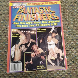 Fantastic Finishers Magazine Summer 1998 Scott Hall Scott Steiner Bret Hart Cover