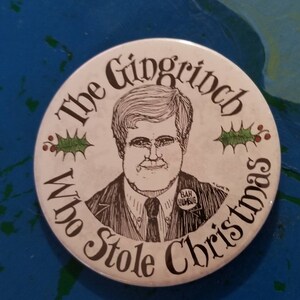 Vintage The Gingritch Who Stole Weihnachten Anstecker