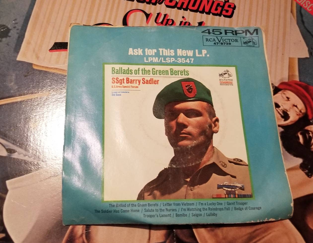 Ssgt Barry Sadler Letter From Vietnam