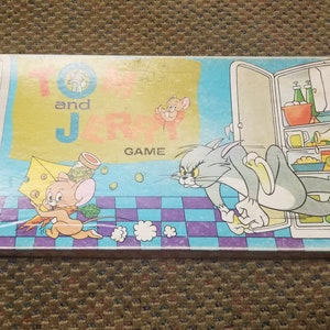 Tom And Jerry Board Game Milton Bradley 1977