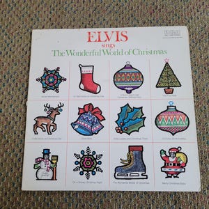 Elvis Presley Elvis Sings The Wonderful World of Christmas Vinyl LP