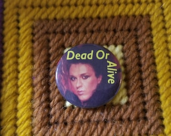 Botón pinback vintage de Dead or Alive