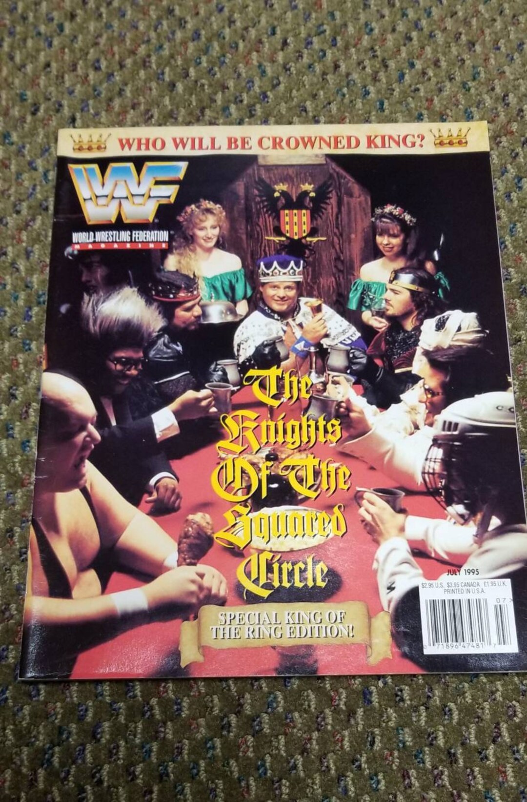 Wwf Dc WWF the Knights of the Squared Circle July 1995 Magazine - Etsy