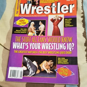 The Wrestler Magazine June c 1994 Lex Luger Hulk Hogan Andre The Giant Cover