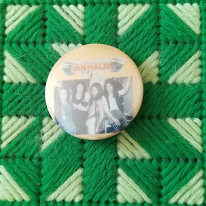 Vintage Van Halen Pinback Button