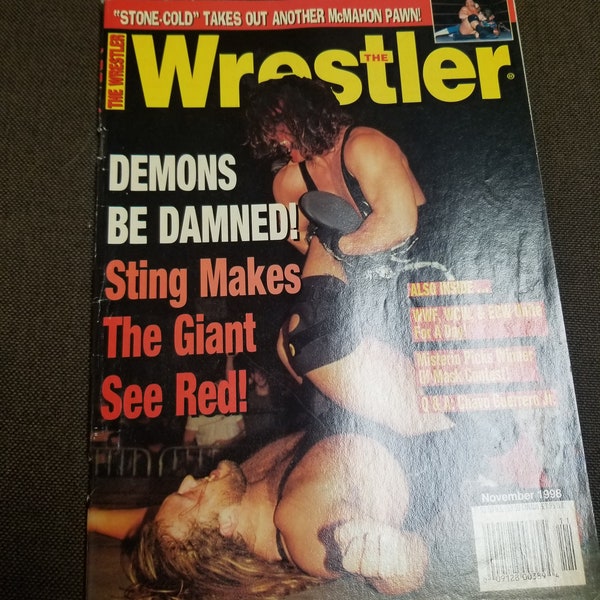 The Wrestler Magazine November 1998 Sting Cover