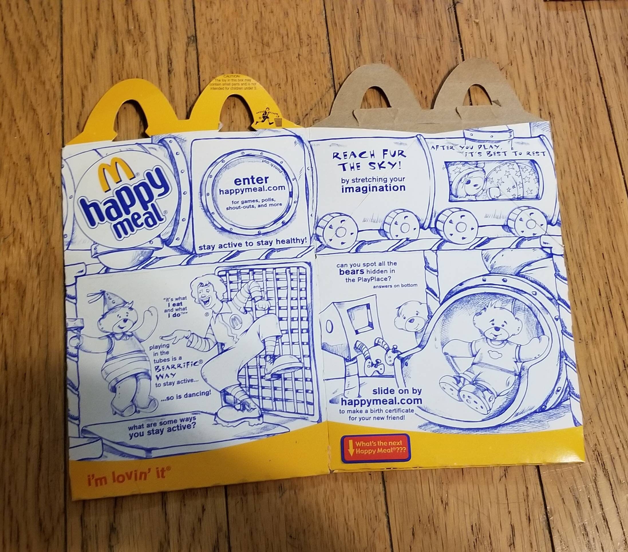 Vintage Mcdonalds Happy Meal Box Etsy