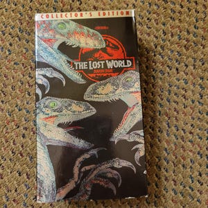 Jurassic Park The Lost World VHS-band, speciale editie, twee banden, dubbel