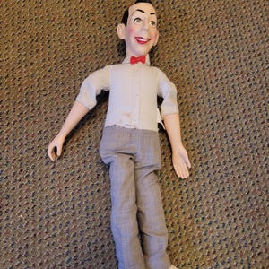 Vintage Peewee Herman Pull String Talking Doll Matchbox 1987 No Jacket DOES NOT WORK