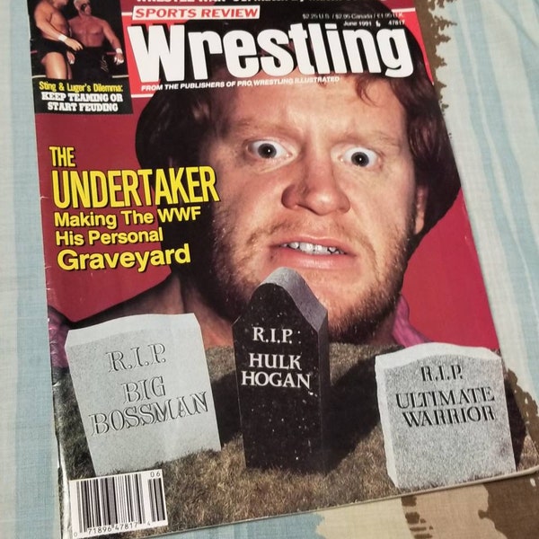 Sports Review Wrestling Magazine June 1991 The Undertaker Cover