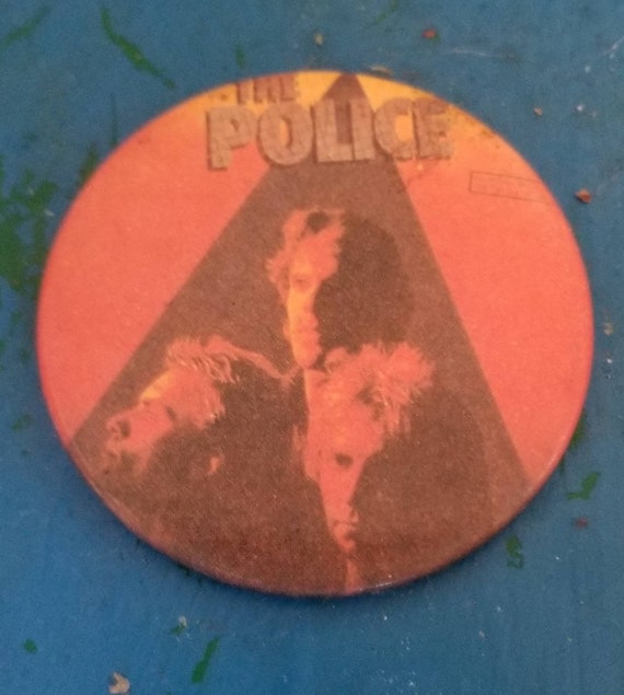Vintage 1980s The Police Pinback Button - image 1