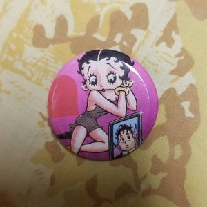 Vintage Betty Boop Pinback Button