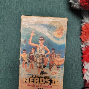 Revenge of the Nerds II Nerds in Paradise VHS Tape