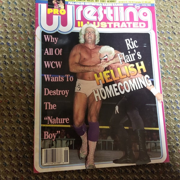 Pro Wrestling Illustrated Magazine Ric Flair Cover
