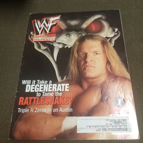 WWF Magazine April 1999 Triple H Cover