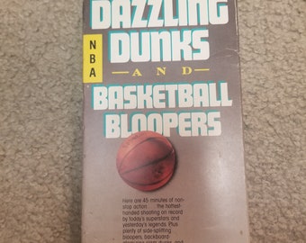 NBA Dazzling Dunks and Basketball Bloopers VHS Tape - Etsy