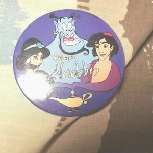 Vintage Disney&#39;s Aladdin Pinback Button