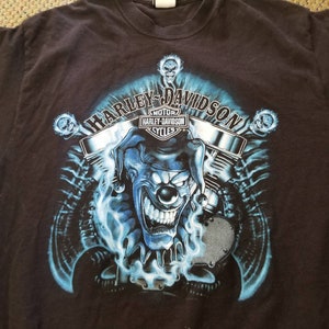 Harley davidson shop joker t-shirt