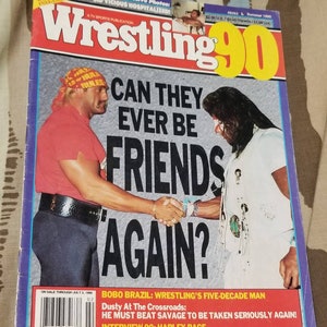 Wrestling 90 Magazine Summer 1990 Hulk Hogan Cover