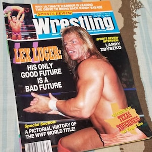 Sports Review Wrestling July 1991 Lex Luger Cover