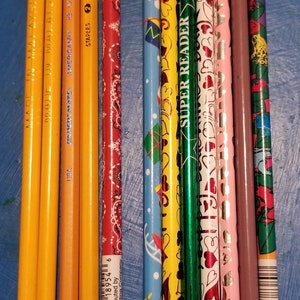 Vintage 1990s Pencils School Supplies Lot