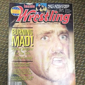 Victory Sports Series Inside Wrestling Magazine July 1991 Hulk Hogan Cover