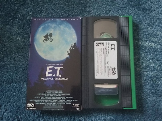 Vintage E.T. the Extra Terrestrial VHS Tape - Etsy