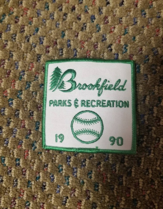 Brookfield Parks and Recreation 1990 sew on patch - image 1