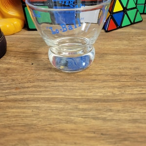 Lo Ball Eva Zeisel Retro Cocktail Glass 1960's Mid Century Modern Bar Game Room