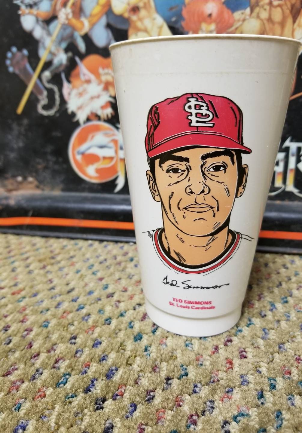 Vintage St Louis Cardinals Ted Simmons 7 11 Slurpee Cup -  Denmark