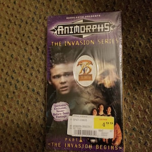 Animorphs The Invasion Series VHS Tape