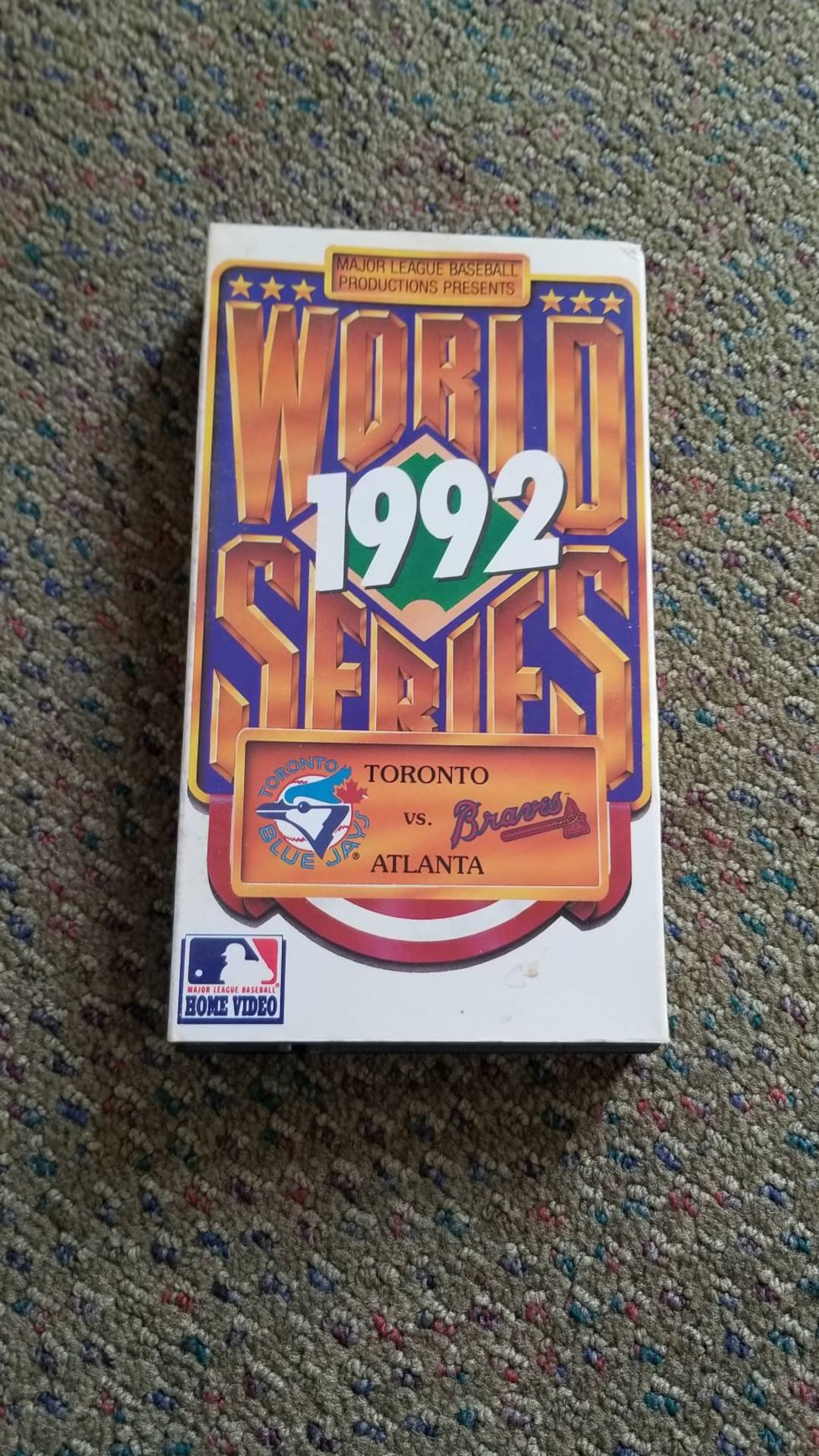 World Series 1992 VHS Tape Toronto Blue Jays Atlanta Braves Etsy