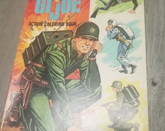 Vintage 1965 Whitman GI Joe Action Coloring Book