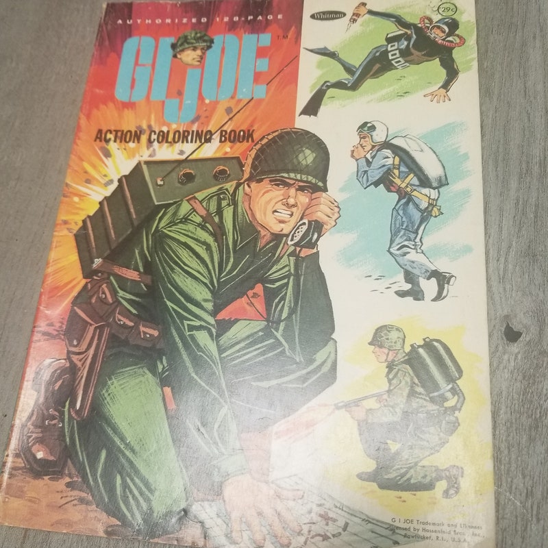 Gi Joe Coloring Book - Etsy