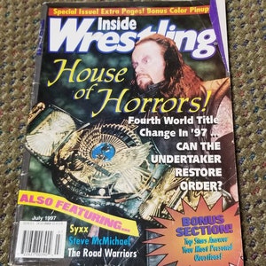 Inside Wrestling House of Horrors July 1997 The Undertaker Cover