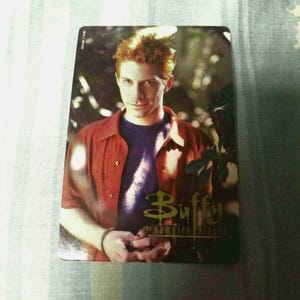 Vintage Buffy The Vampire Slayer Vending Machine Sticker Oz