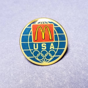 Vintage McDonald&#39;s USA Employee Enamel Pin
