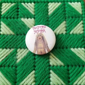 Vintage 1984 Twisted Sister Pinback Button