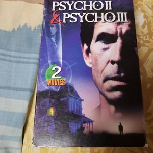Vintage Psycho 2 Psycho 3 VHS Set
