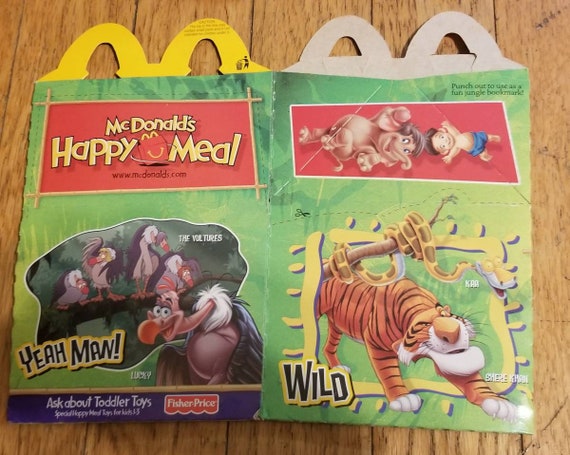 Vintage The Jungle Book 2 Happy Meal Box