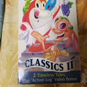 Ren and Stimpy Claasics 2 VHS Tape