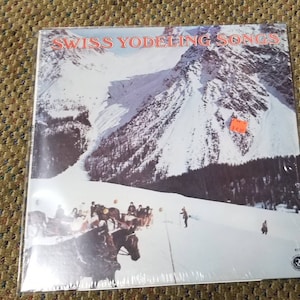 Vintage Swiss Yodeling Songs LP