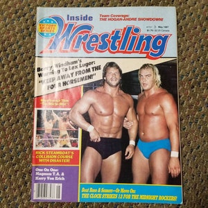 Victory Sports Series Inside Pro Wrestling Magazine Lex Luger Cover May 1987