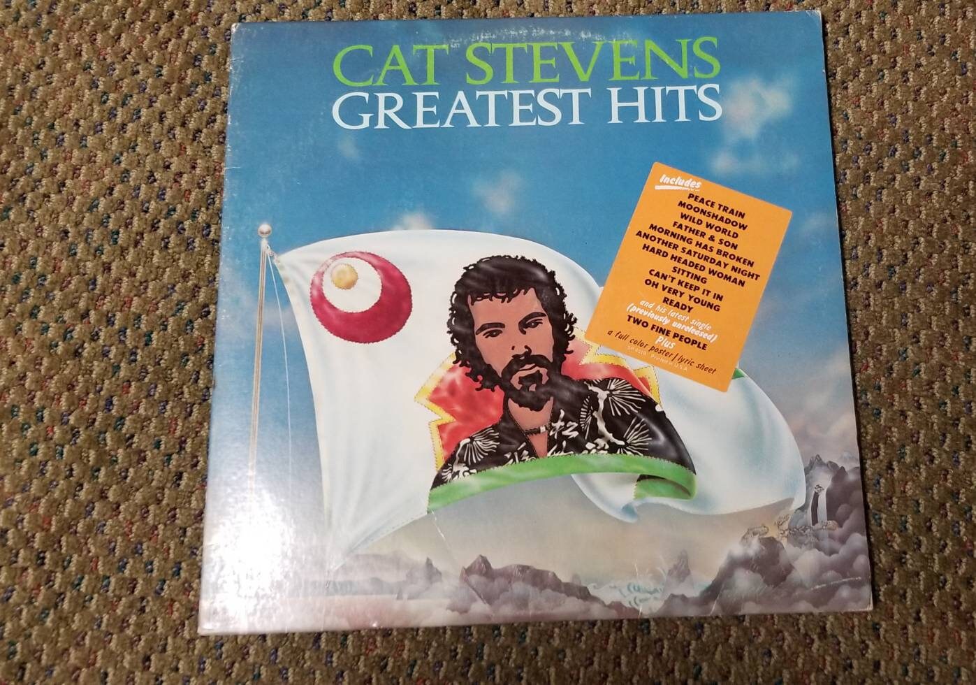 Cat Stevens Greatest Hits Vinyl Record Etsy