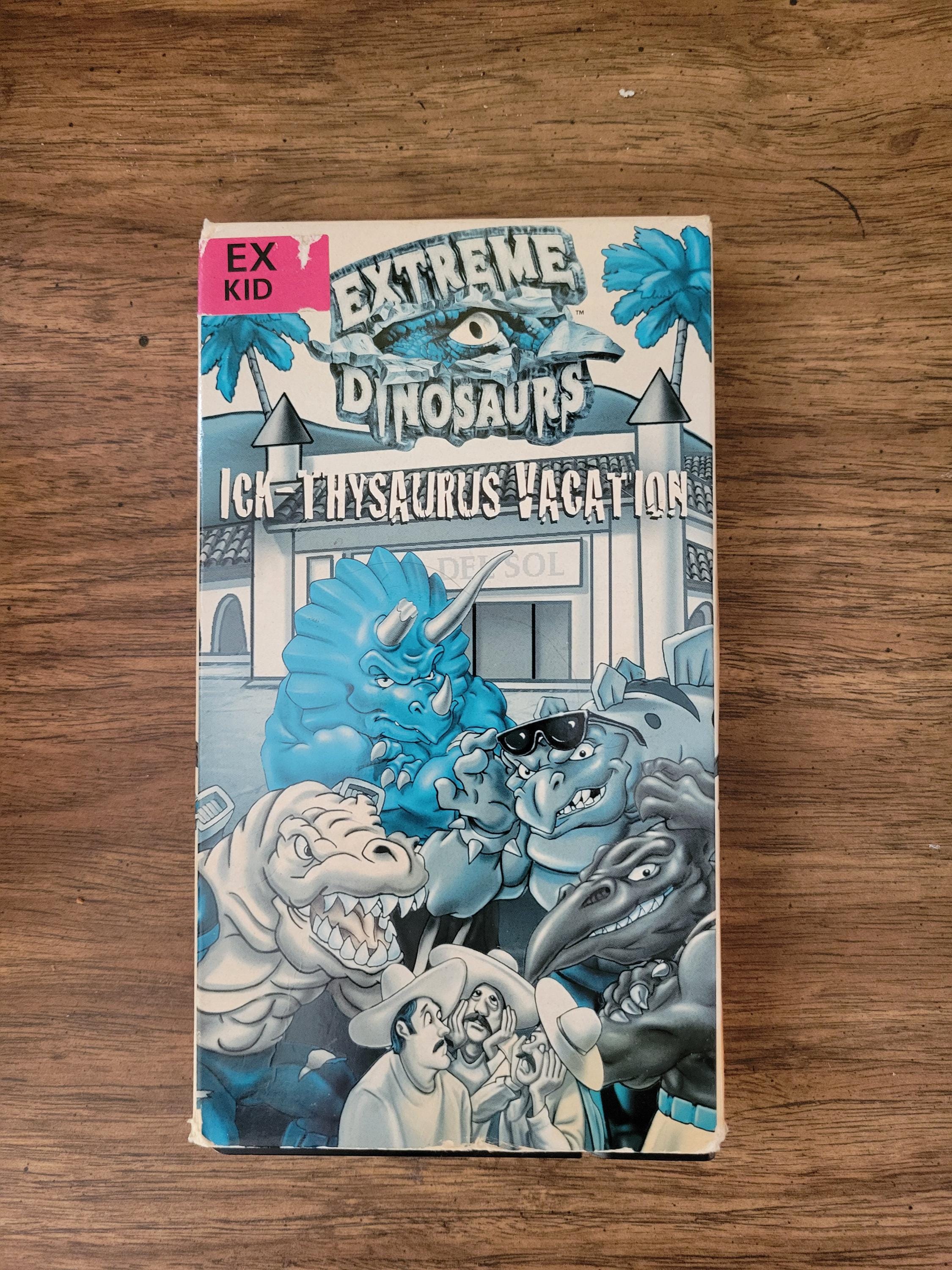 VINTAGE Extreme Dinosaurs Ick-thysaurus Vacation VHS, 1997 TESTED