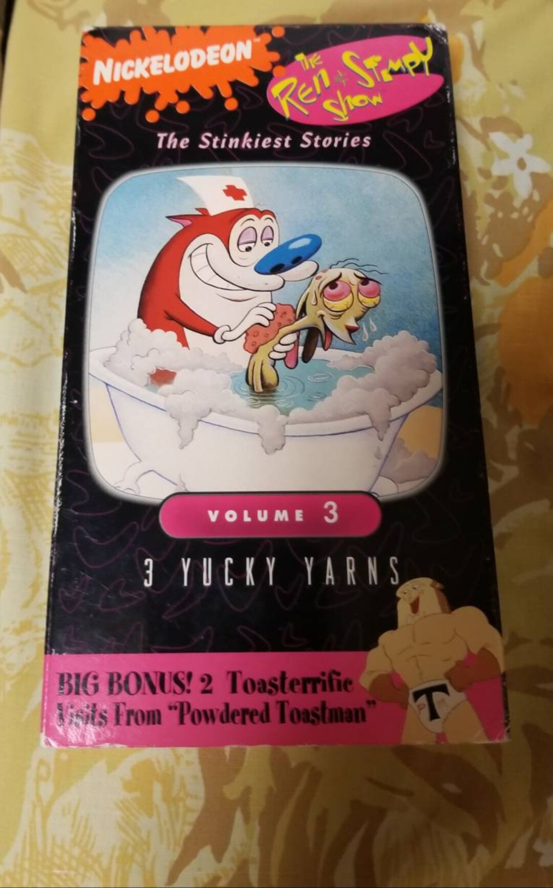 The Ren and Stimpy Show Volume 3 3 Yucky Yarns VHS Tape Etsy