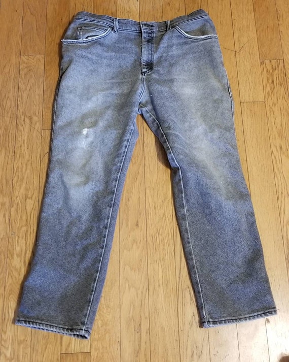 Vintage Lee Dark Acid Wash jeans 38x30 - image 2