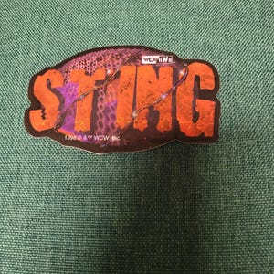 Vintage 1990s WCW WWF Sting Sticker