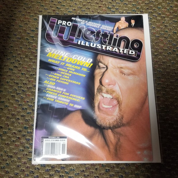 Pro Wrestling Illustrated November 2002 Stone Cold Steve Austin Cover